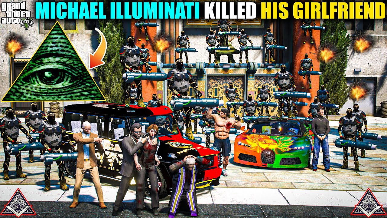 🔺GTA 5 : MICHAEL THE INDIAN MAFIA ILLUMINATI KILLED HIS GIRLFRIEND WITH UNDERWATER MAFIA 🔥