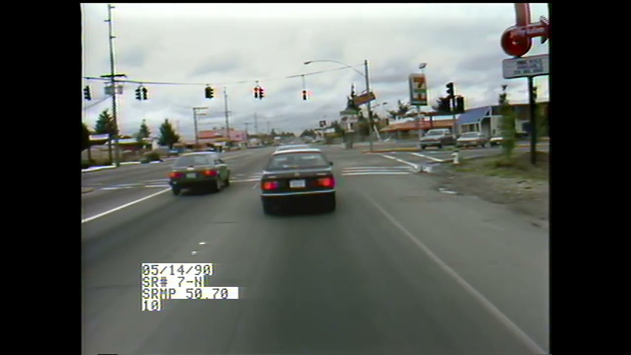 Driving On WA SR-7 North In 1990 (Spanaway, Parkland, Tacoma)