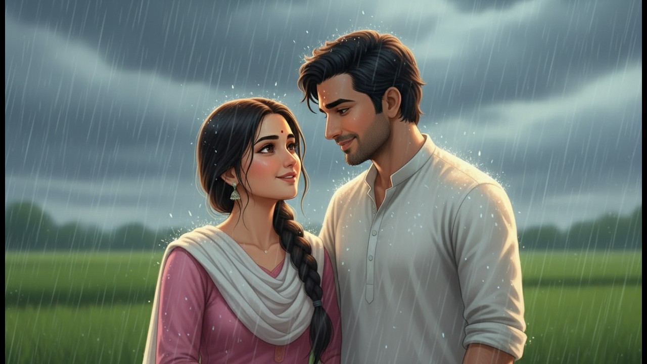 Desi Couple Daily Routine | Pure Village Life | Ghibli style Asmar