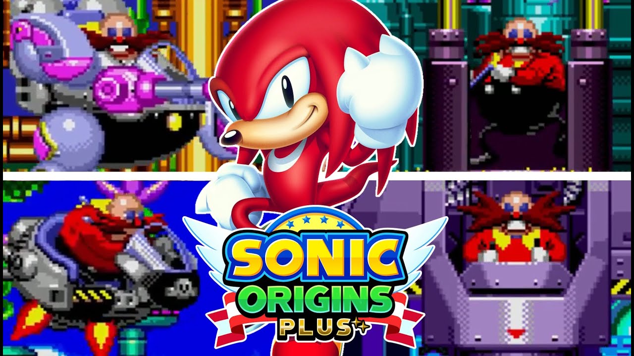 SONIC ORIGINS PLUS - Sonic CD - All Bosses (As Knuckles)