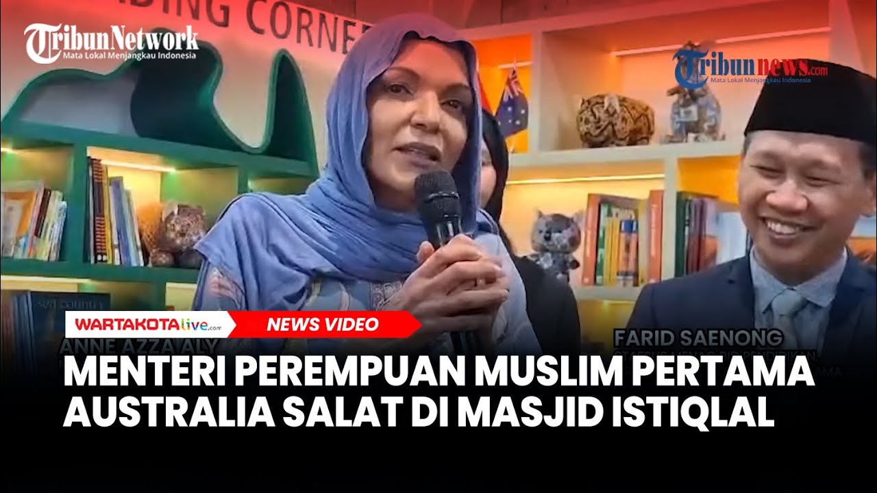 Saat Menteri Perempuan Muslim Pertama Australia Salat di Masjid Istiqlal