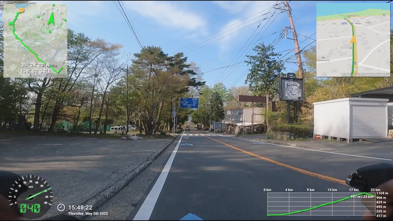 Cycling from Gotemba to Lake Yamanaka (Fuji)