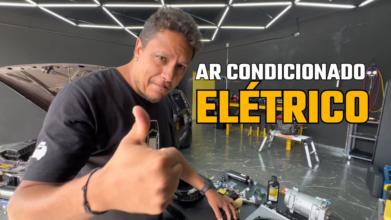 INSTALEI UM AR CONDICIONADO ELÉTRICO NO FIAT UNO / VIDEO COMPLETO