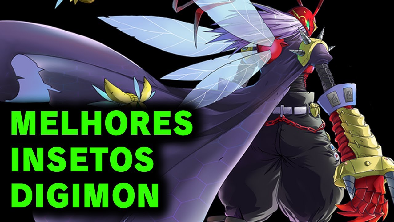 Meus 5 Insetos Digimon Favoritos