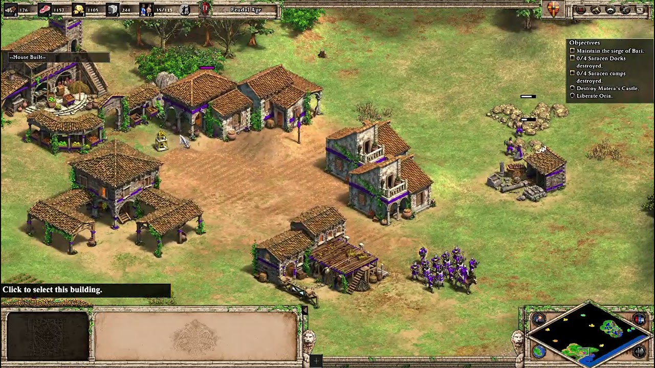 The Bari Campaign Mission 1 – Arrival at Bari | Age of Empires 2 DE