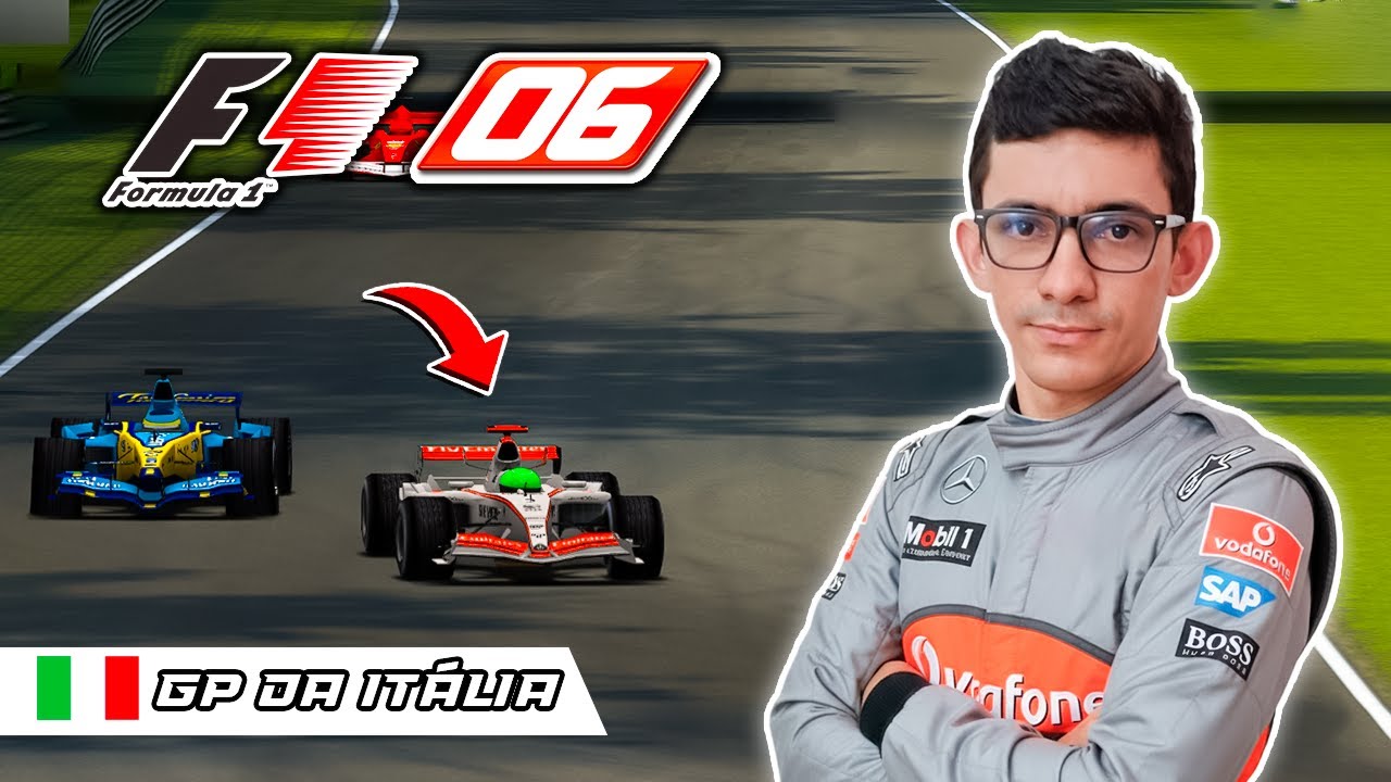 DISPUTA ATÉ O FIM na ITÁLIA! | F1 2006 PS2 | MODO CARREIRA (Ep. 34 – T2)