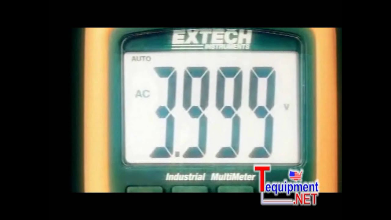 Extech EX500 Series Industrial Multimeters EX503, EX505, EX510, EX520, and EX530 Heavy Duty