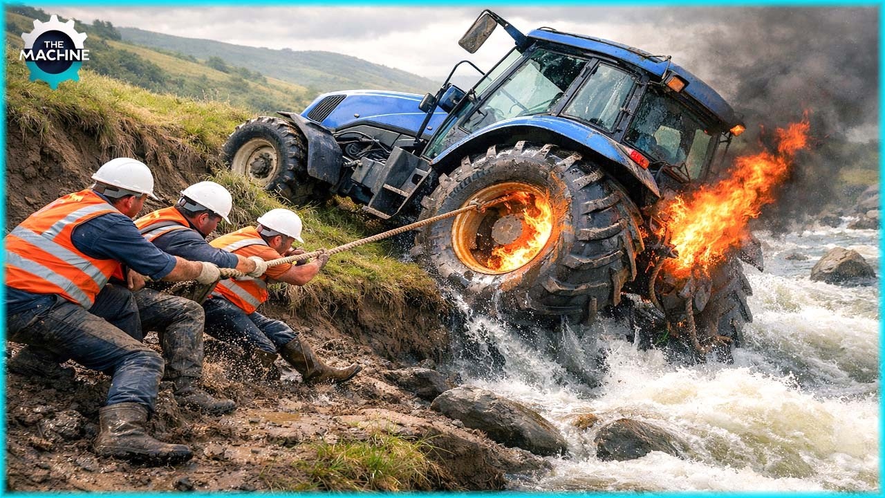 Dangerous Transport Agricultural Machinery & Incident Tractor  Fails Compilation | Heavy Machinery