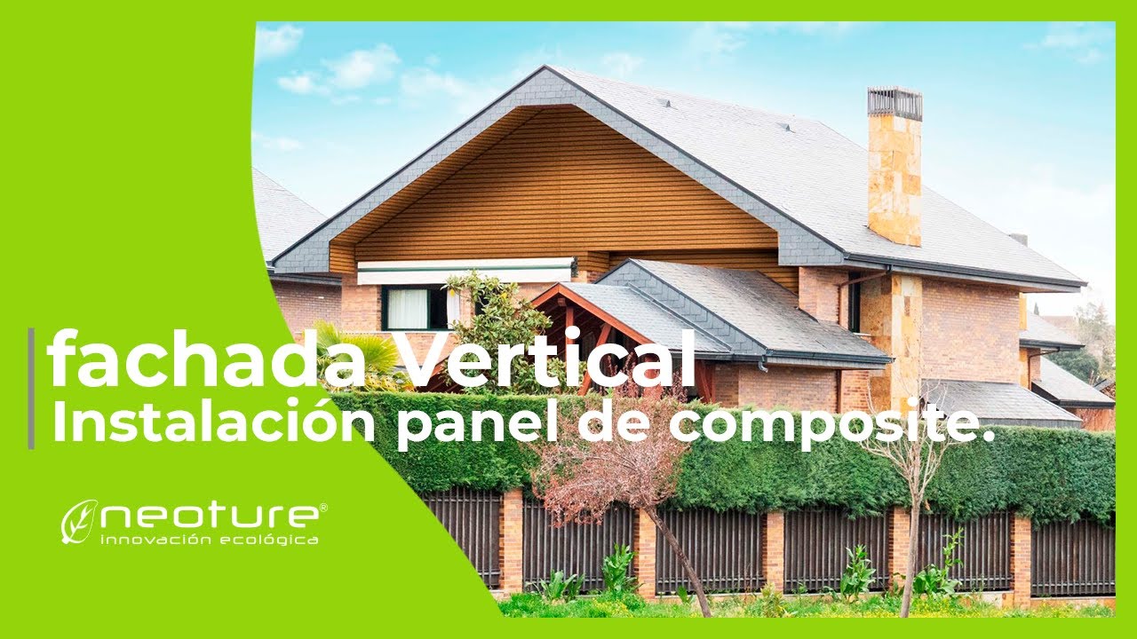 INSTALACION PARED COMPOSITE: ⭐️ Panel de perfiler&iacute;a madera tecnol&oacute;gica en vertical ⭐️