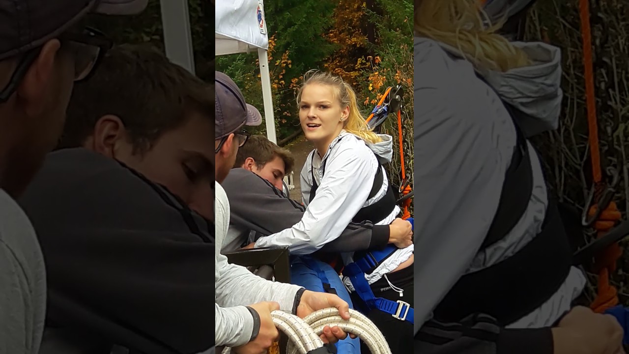Bungee Jumping for her b-day