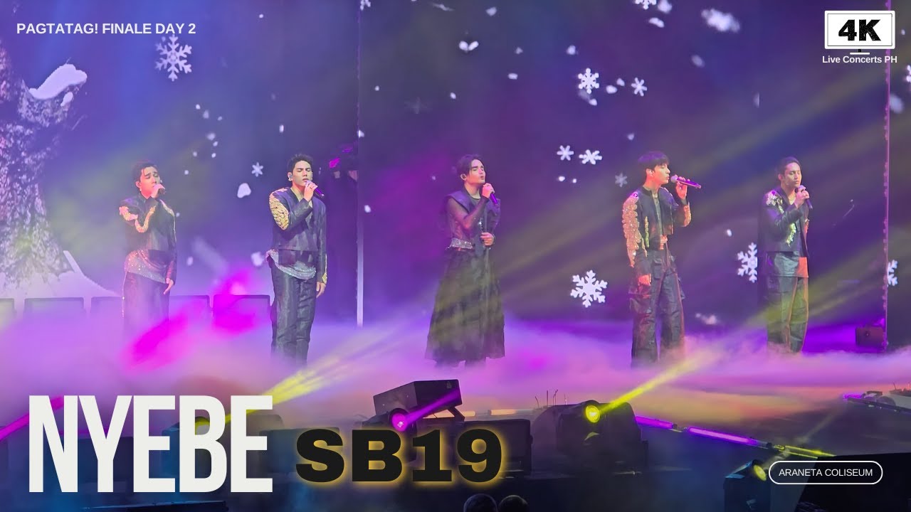 [4K FANCAM] SB19 | Nyebe LIVE @ Pagtatag Finale | 05.19.2024