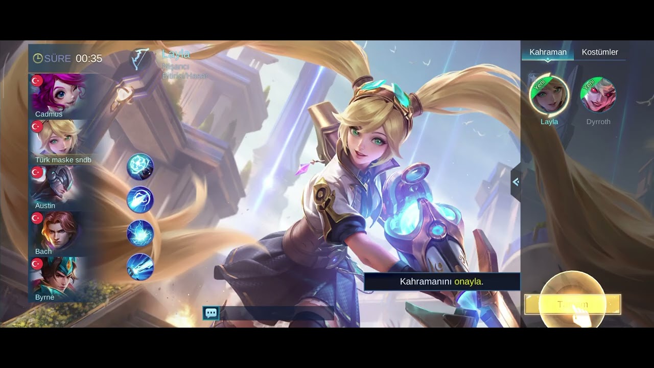 Mobile legends oynuyoruz
