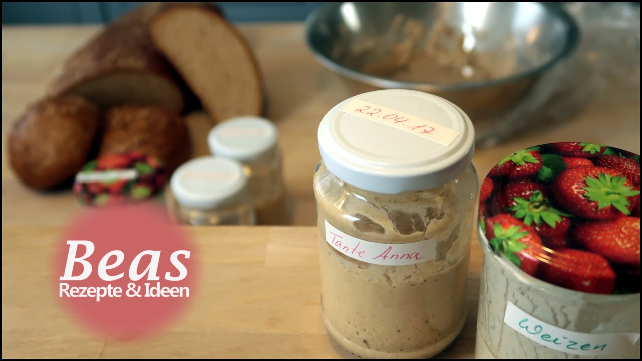 Anstellgut herstellen | F&uuml;ttern f&uuml;r Sauerteig | Roggen Rezept | Brot & Br&ouml;tchen backen