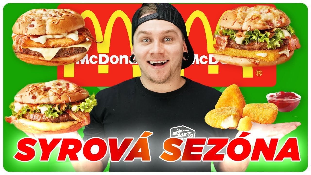 Nové HAMBURGRE v McDonald's - SYROVÁ SEZÓNA (Swiss King, Cheese King)