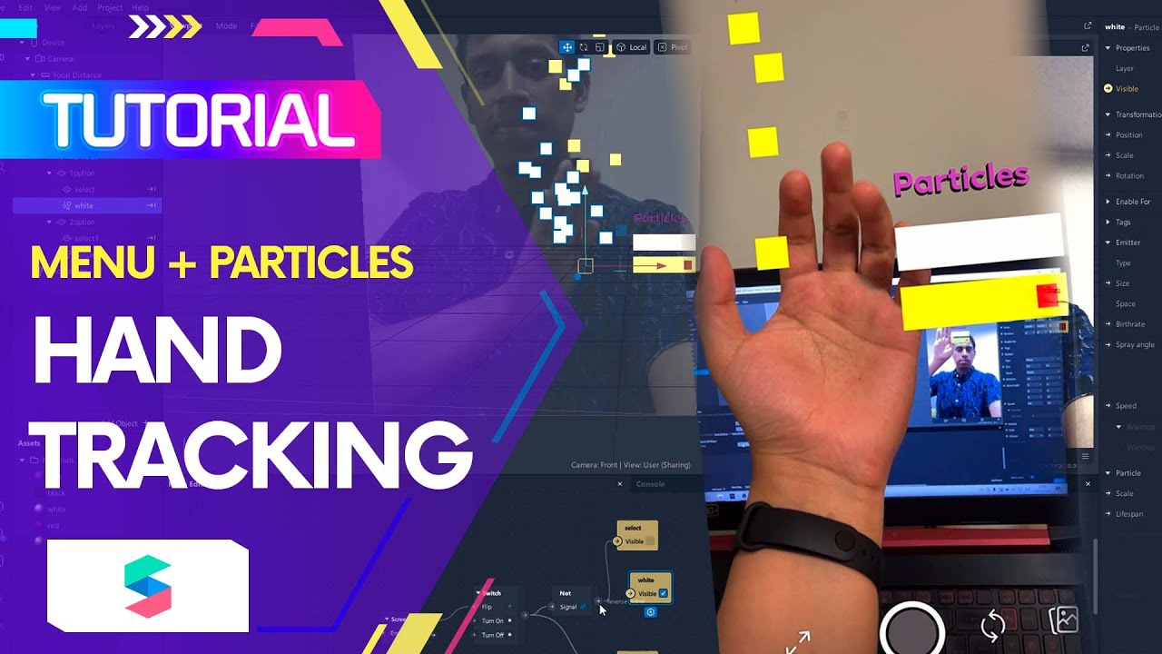 Usa hand tracking como menú de Realidad Aumentada - Spark AR Tutorial