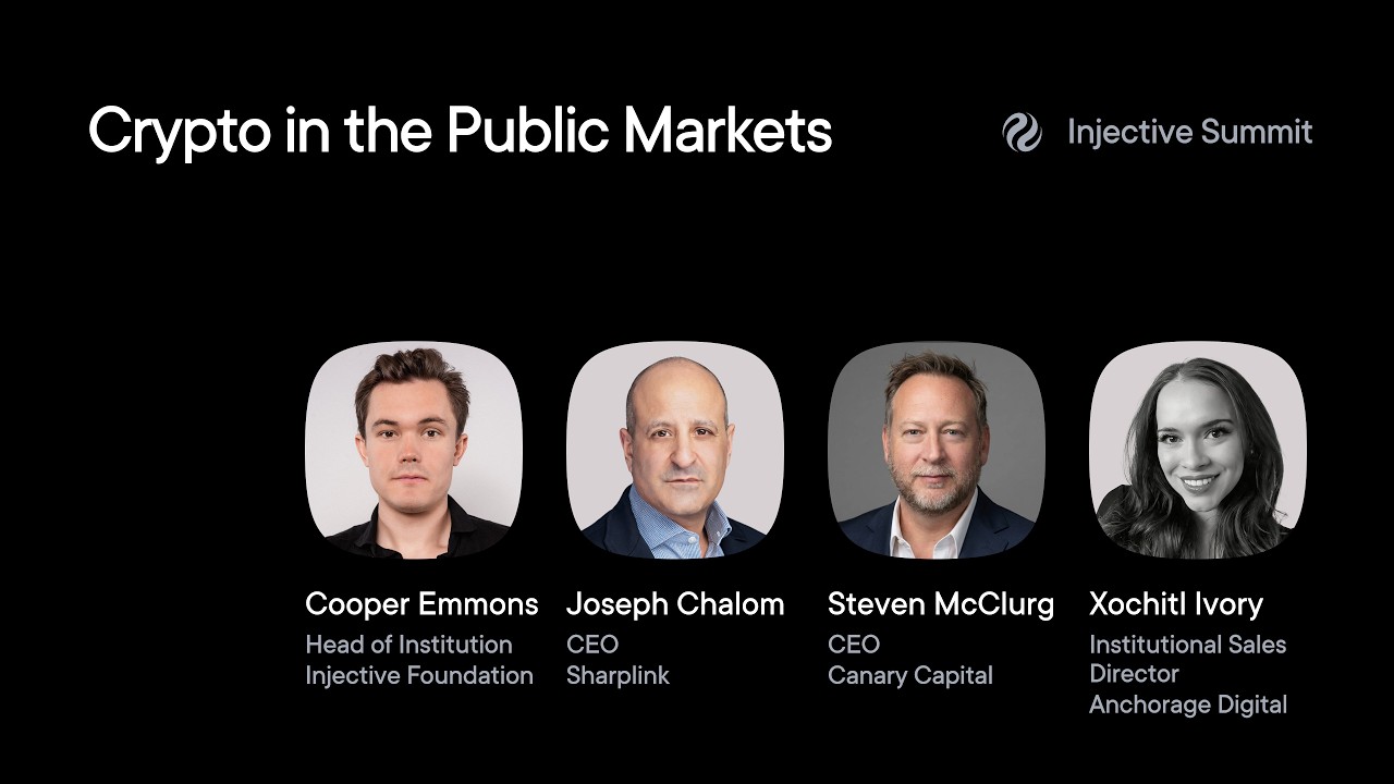 Crypto in the Public Markets | Injective Summit, Washington D.C.