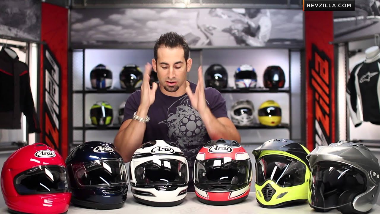 Arai Helmets Overview and Sizing Guide at RevZilla.com