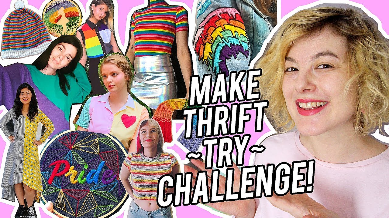 PRIDE/HALF AND HALF | The Make Thrift Try Challenge episode #1!
