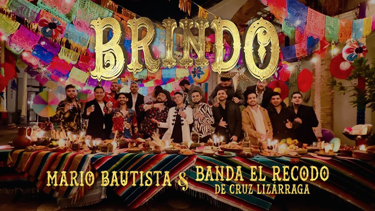 Mario Bautista & Banda El Recodo De Cruz Lizarraga - Brindo (Remix) (Video Oficial)