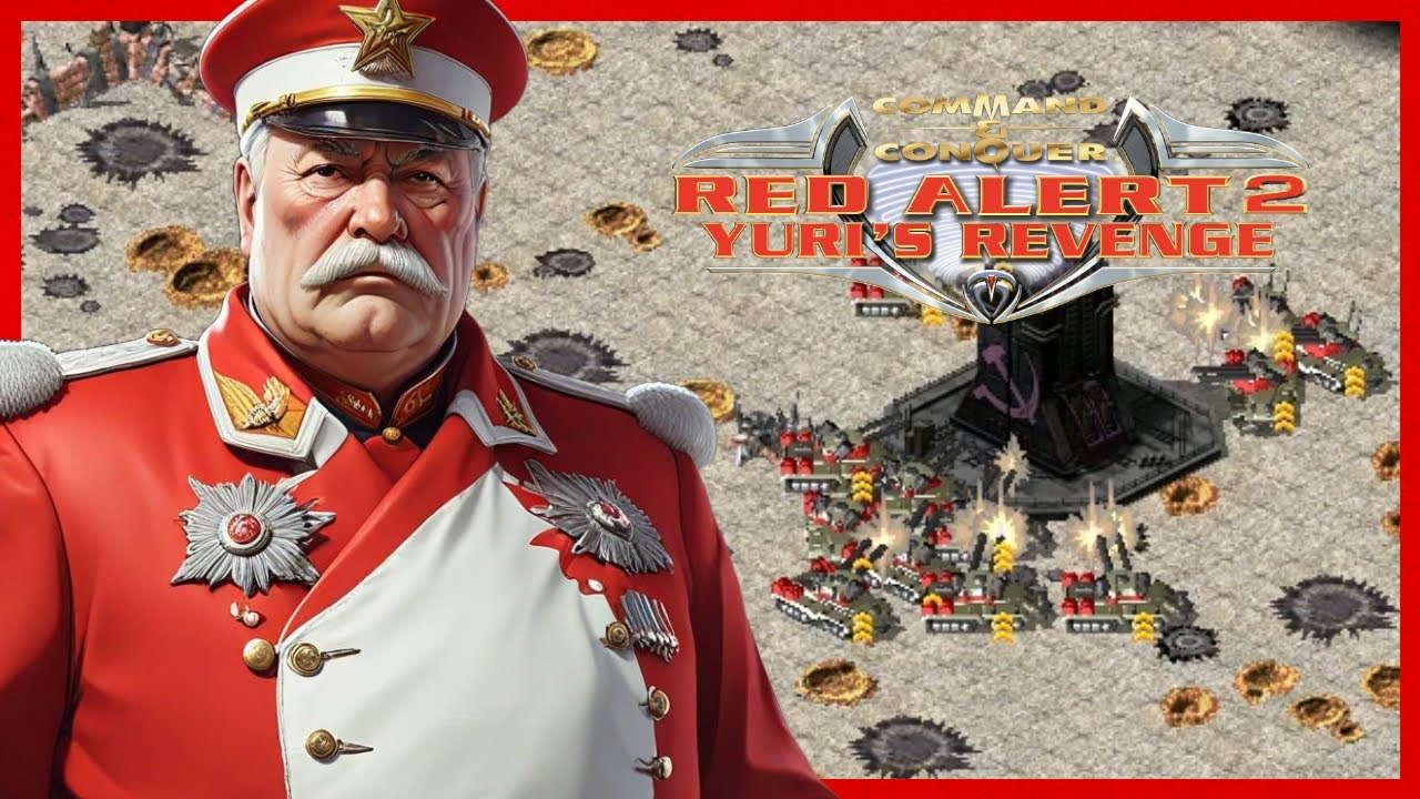 Red Alert 2: Battle Islands | 1 vs 7 Brutal AI | Superweapons [On]