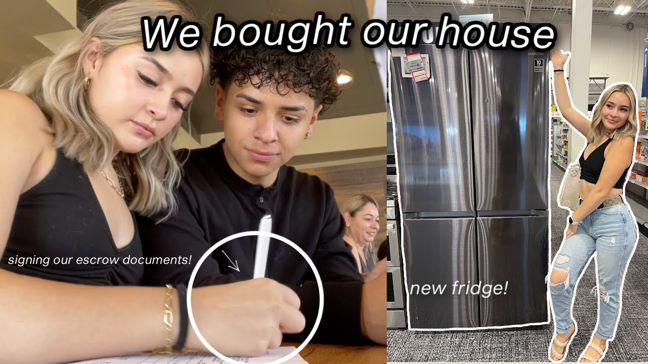 WE BOUGHT OUR FIRST HOUSE! + furniture shopping