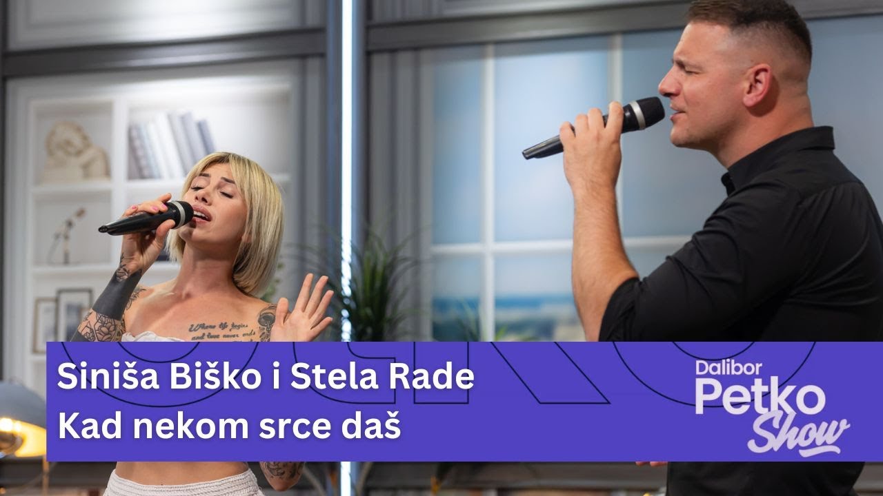 Siniša Biško i  Stela Rade - Kad nekom srce daš | Dalibor Petko Show | CMC TV