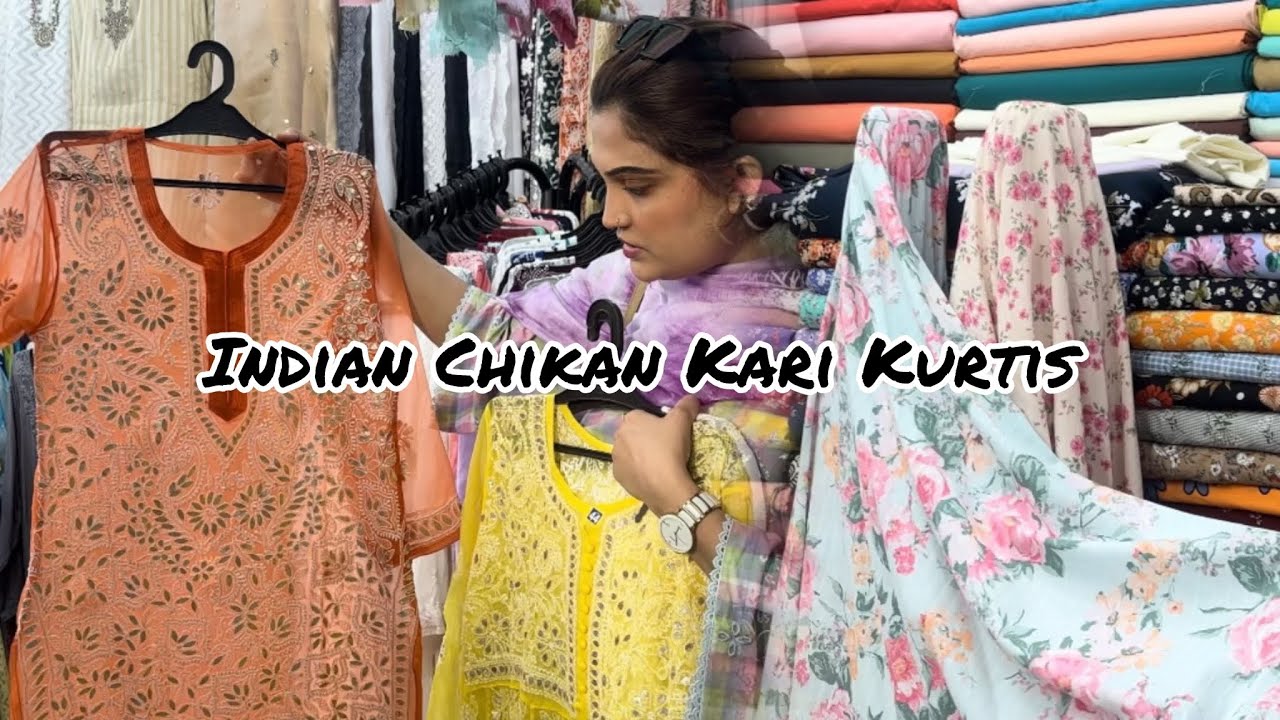 Market Search For Summer Fabric under Budget || The Plaza Mall Karachi || Indian Chikankari Kirtis