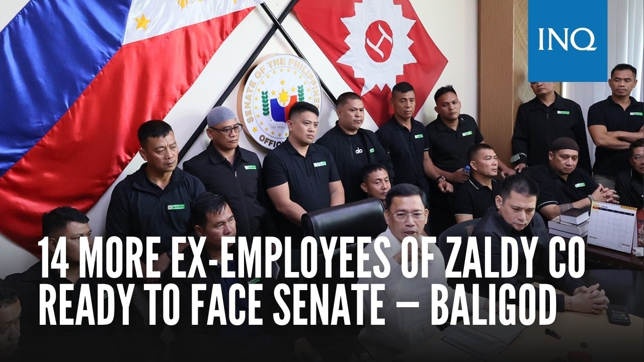 14 more ex-employees of Zaldy Co ready to face Senate &mdash; Baligod