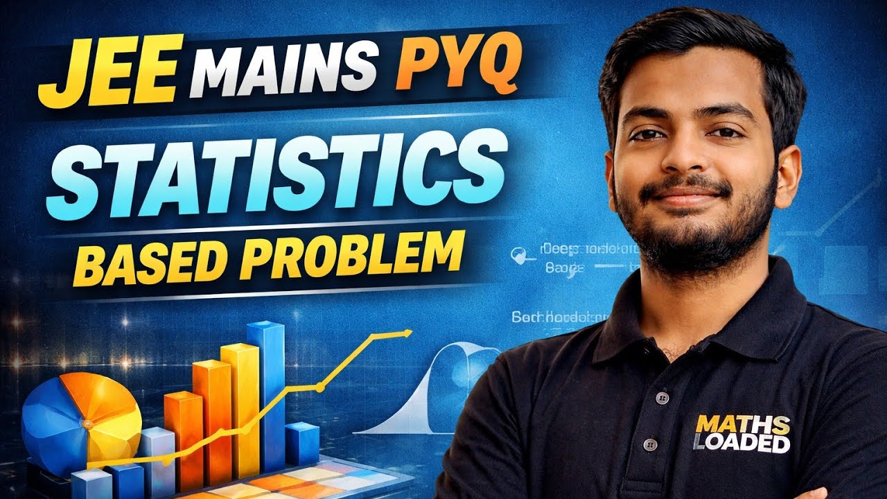 Tricky Statistics problem for JEE MAINS 2026 SESSION - 02 || Detailed Sol  #maths #statistics #nda