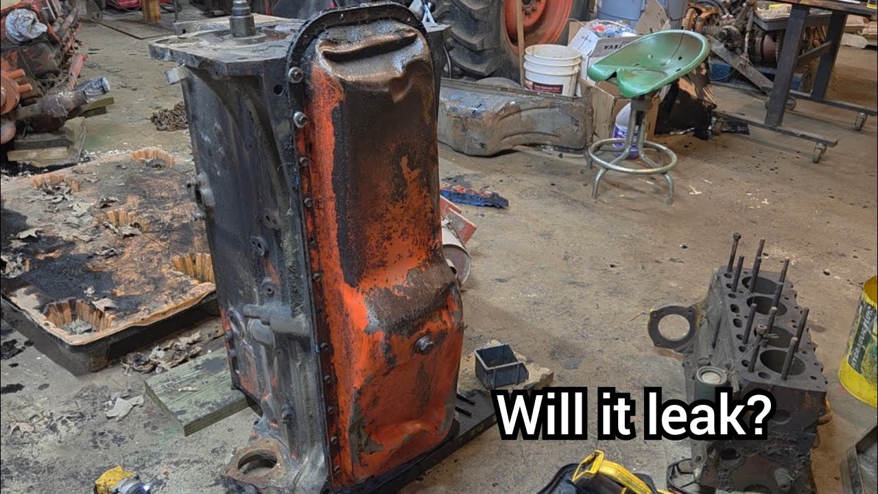 Can I Straighten This Mangled Oil Pan?