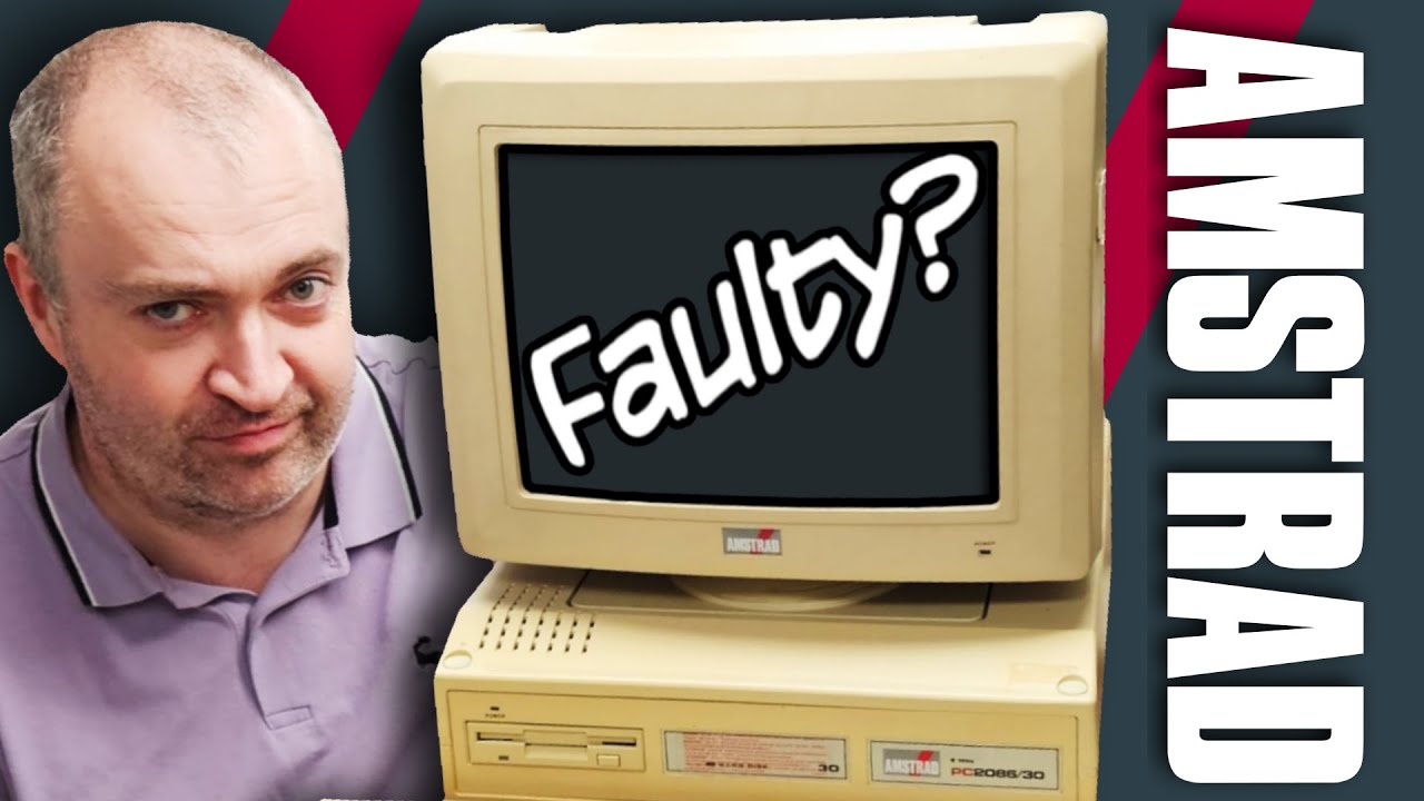 Can I fix this faulty Amstrad 2086?