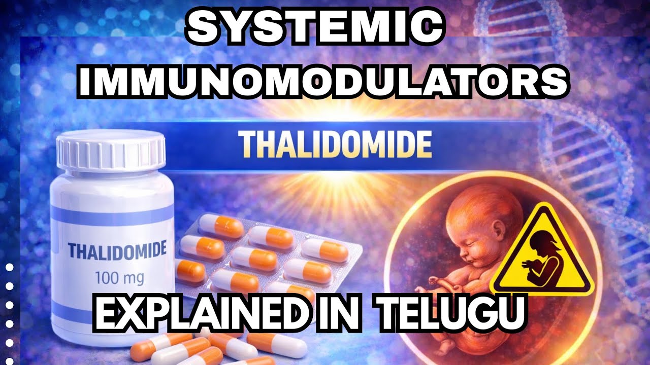 Thalidomide: From Tragedy to Therapy explained in TELUGU