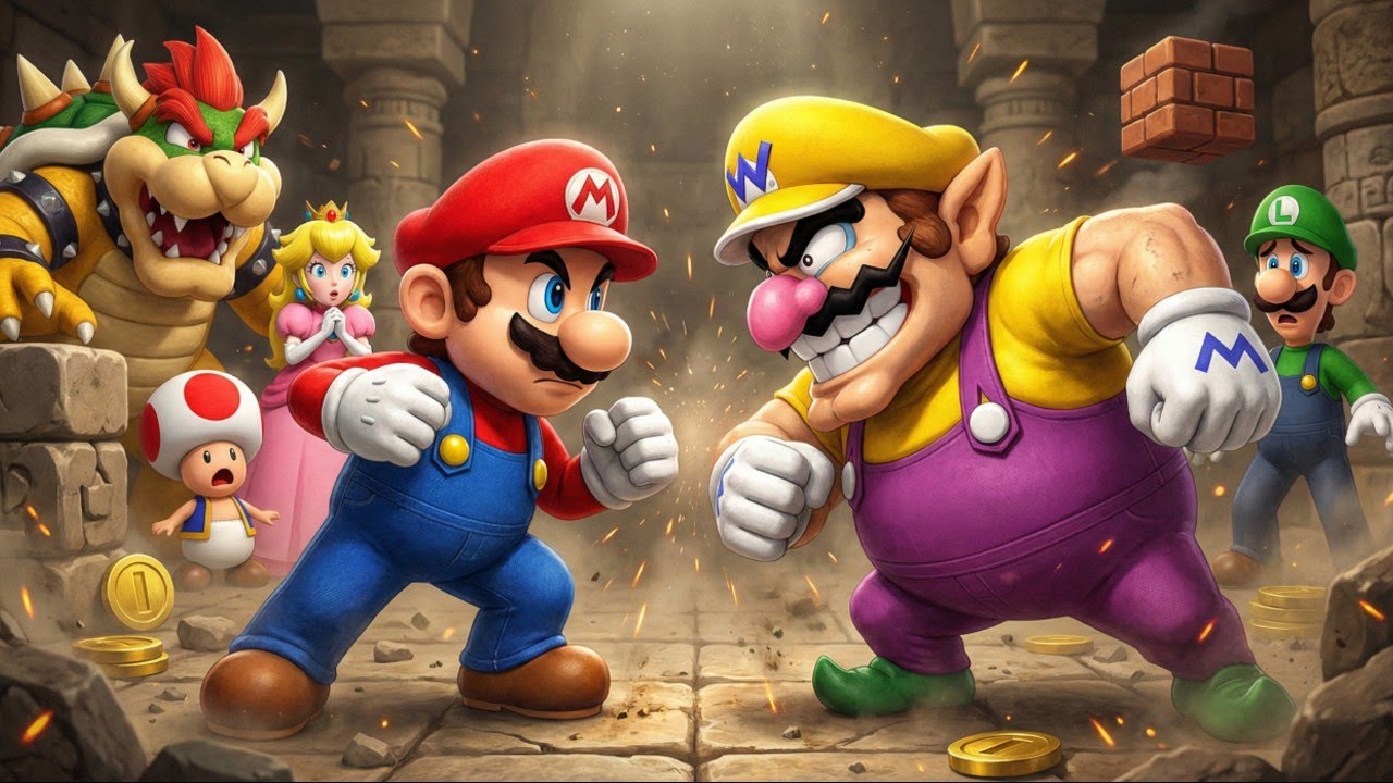 La Rivalidad entre Mario y Wario