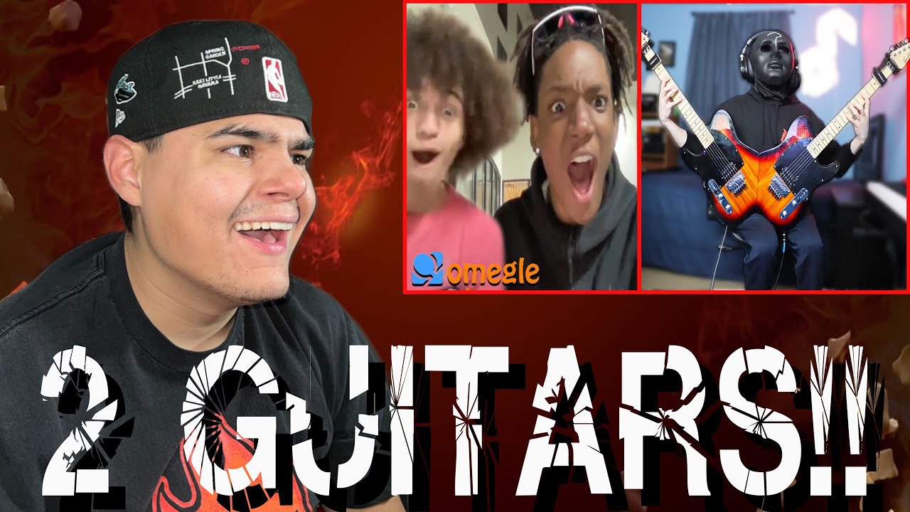 TheDooo-Guitarist играет на двух гитарах одновременно на Omegle! (Реакция) | The Dooo всегда меня...
