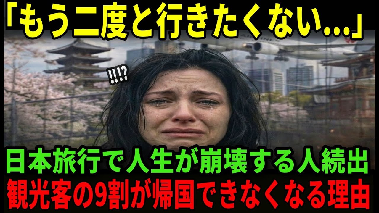 【海外の反応】「絶対に日本には行くな！」外国人観光客が帰国できなくなる理由