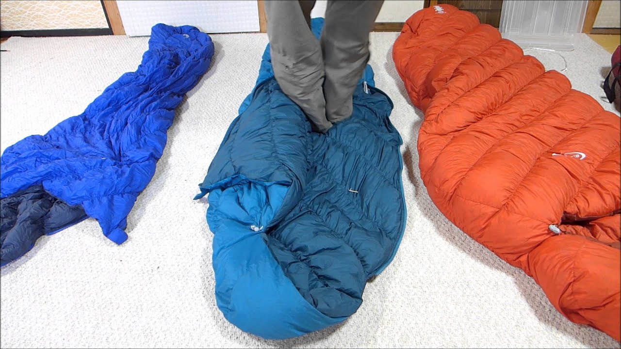 ソロキャンプを楽しもう。　モンベルダウンハガーの使用感について　Comparison of Montbell Downhagers