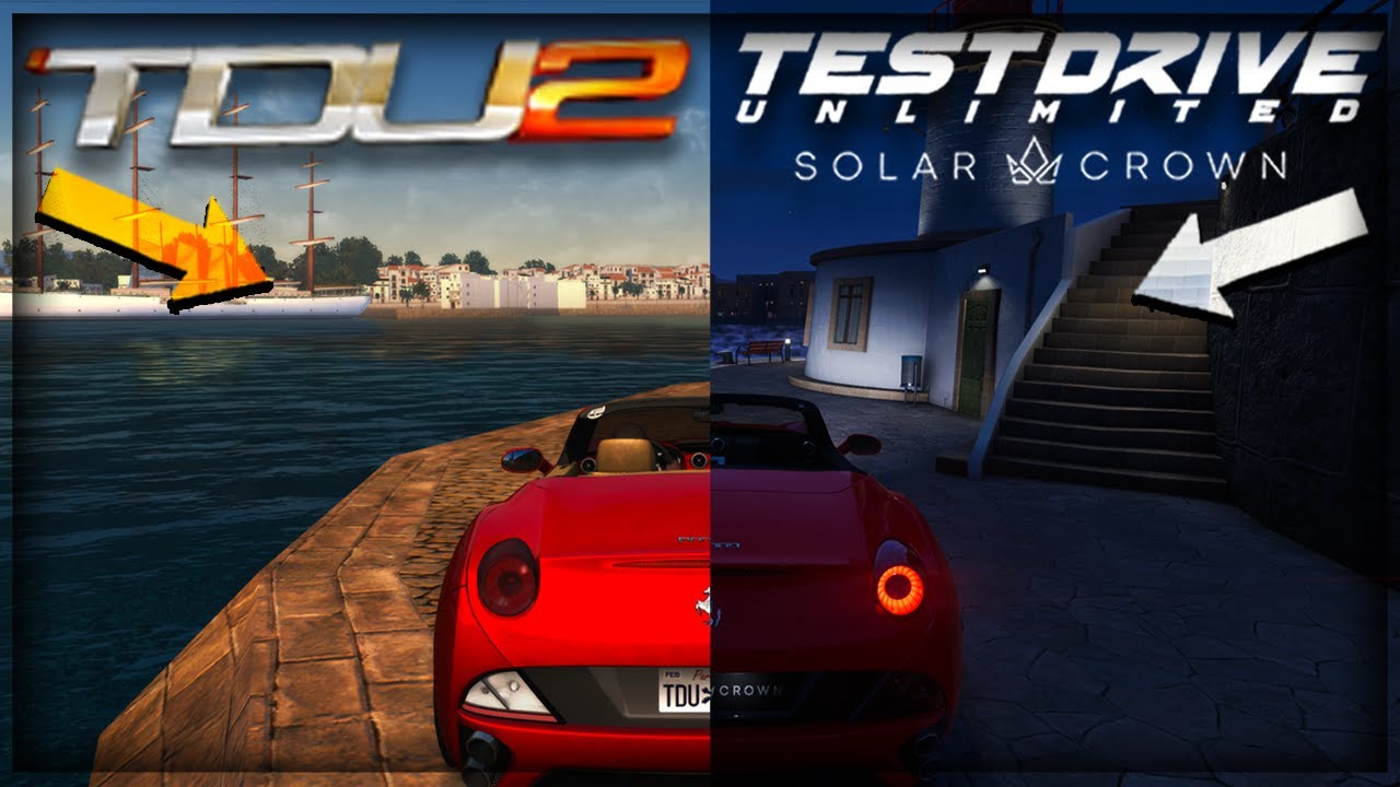 TDU2 vs. TDU SC Ibiza Comparison! (Ferrari California Gameplay)