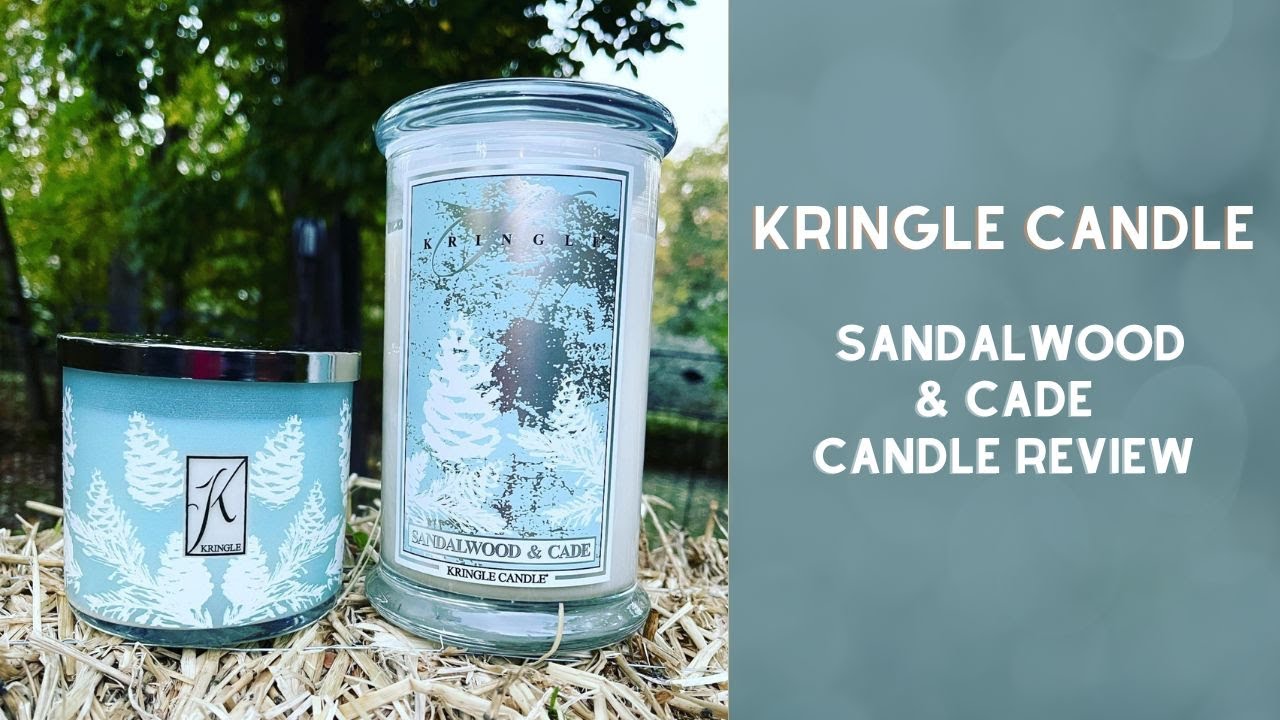 KRINGLE CANDLE Sandalwood & Cade Candle Review