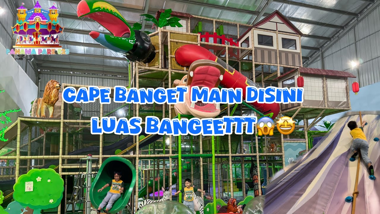 PUAS MAIN PLAYGROUND DISINI/PLAYGROUND TERLUAS DI BANDUNG/PANAMA PARK PART2