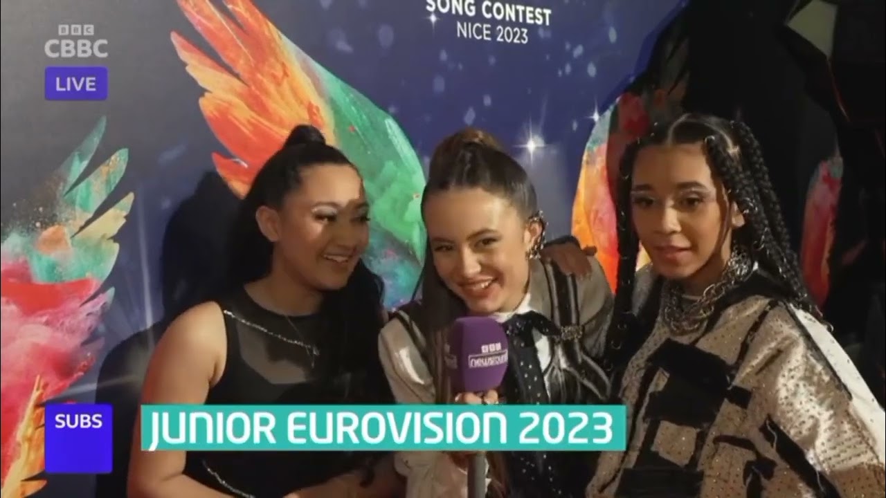 STAND UNIQU3 (🇬🇧 JESC 2023) on Newsround (November 25, 26 and 27)