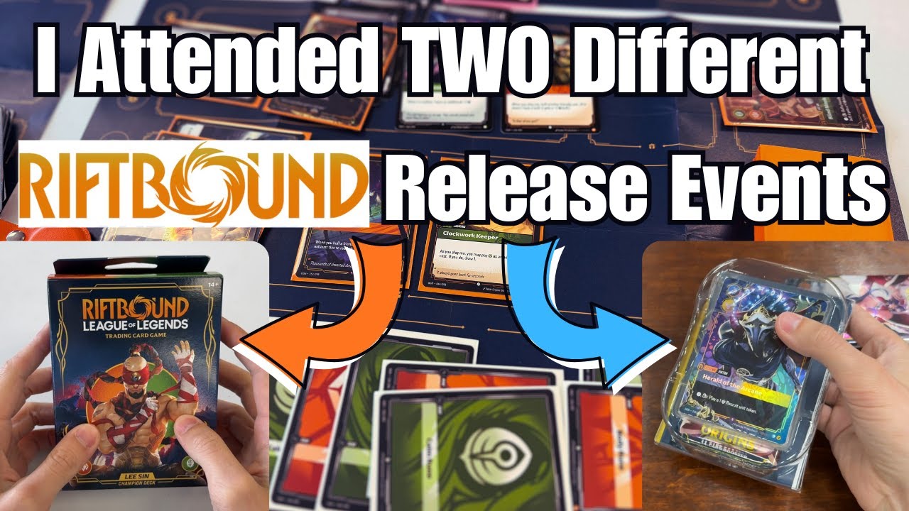 I Attended TWO Riftbound Release Events - This Is What Happened!