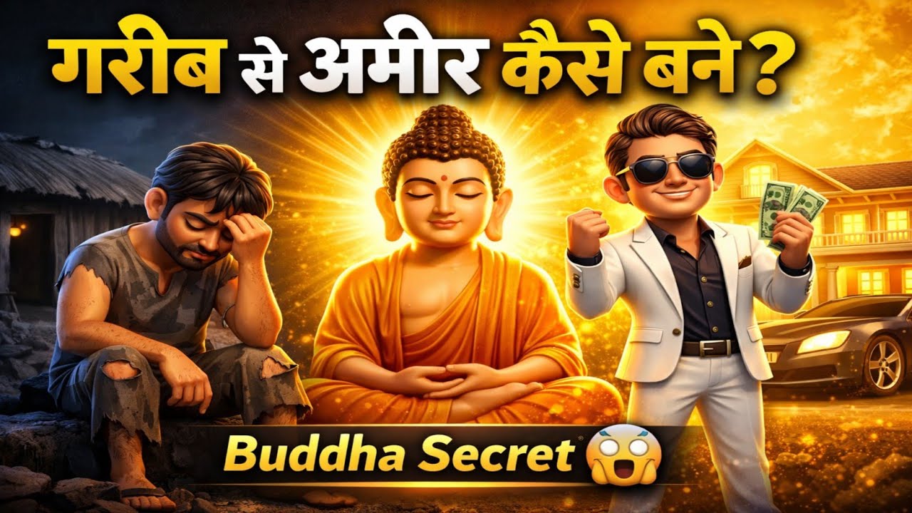 👉 गरीबी से अमीरी का रास्ता | Gautama Buddha का Golden Formula जो 99% लोग नहीं जानते