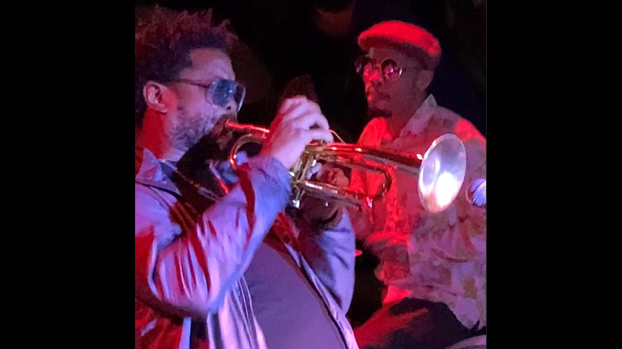 Anderson.Paak Drums Maurice Brown Trumpet, Ryan Cross Upright Bass, Kenneth Crouch Keys.