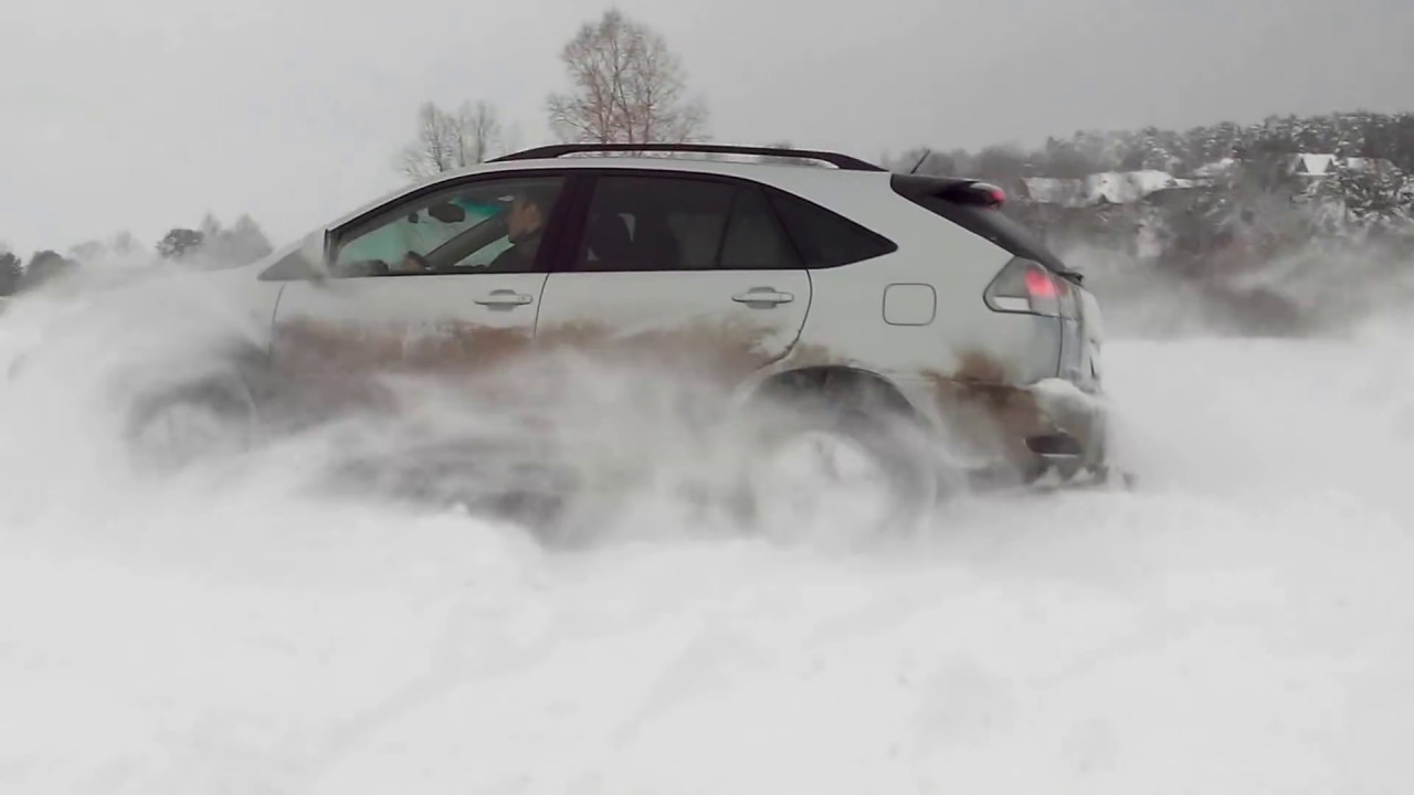 Lexus RX350 snow drive