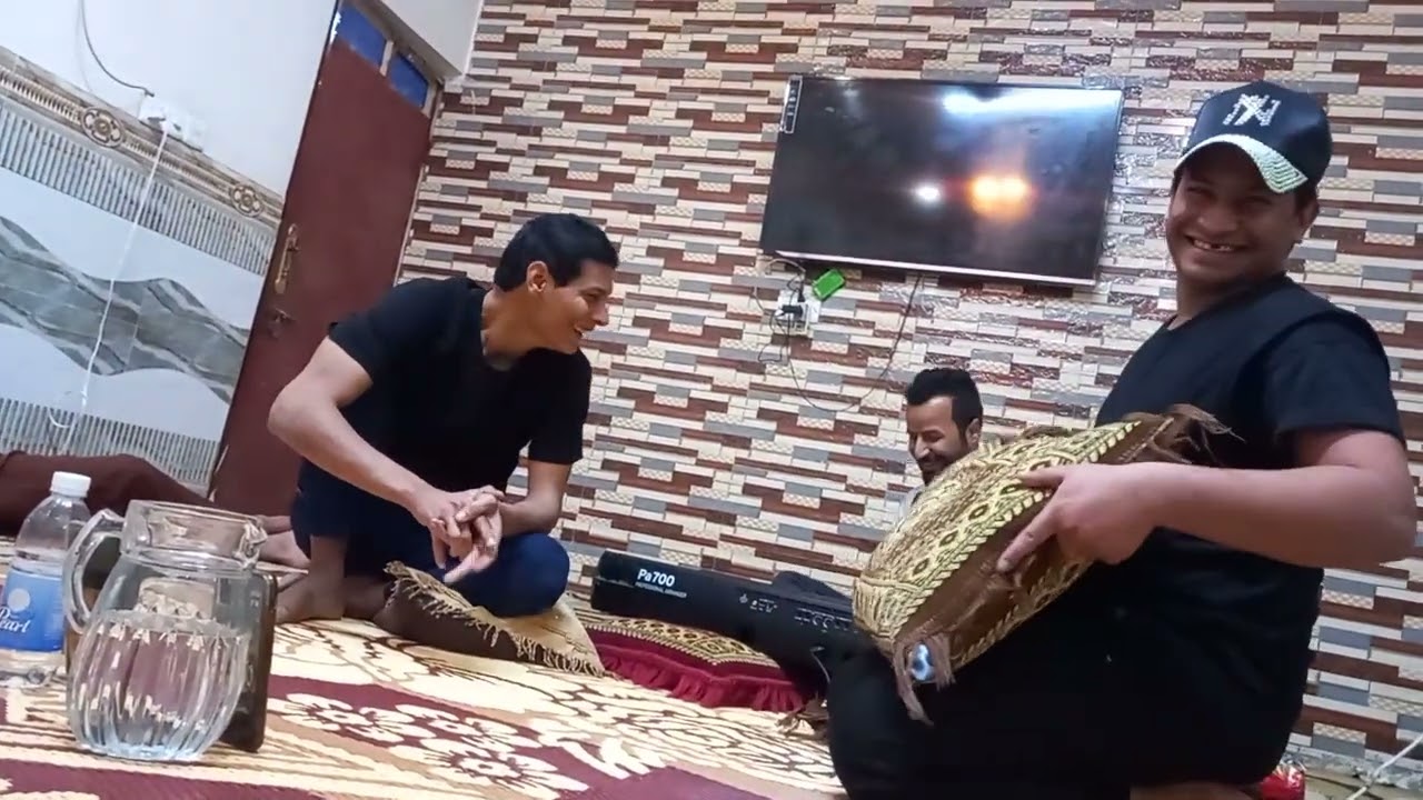 طارش رحت للبصره الجزء 2 فاضل الريفي وابو شمس مع العازف عباس الغريب