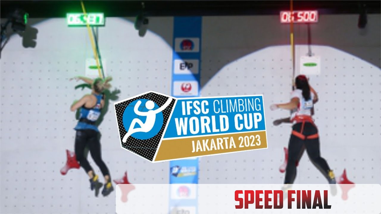 Womens  | Speed Final | IFSC Climbing World Cup 2023 | JAKARTA | FULL HIGHLIGHT | May 7, 2023