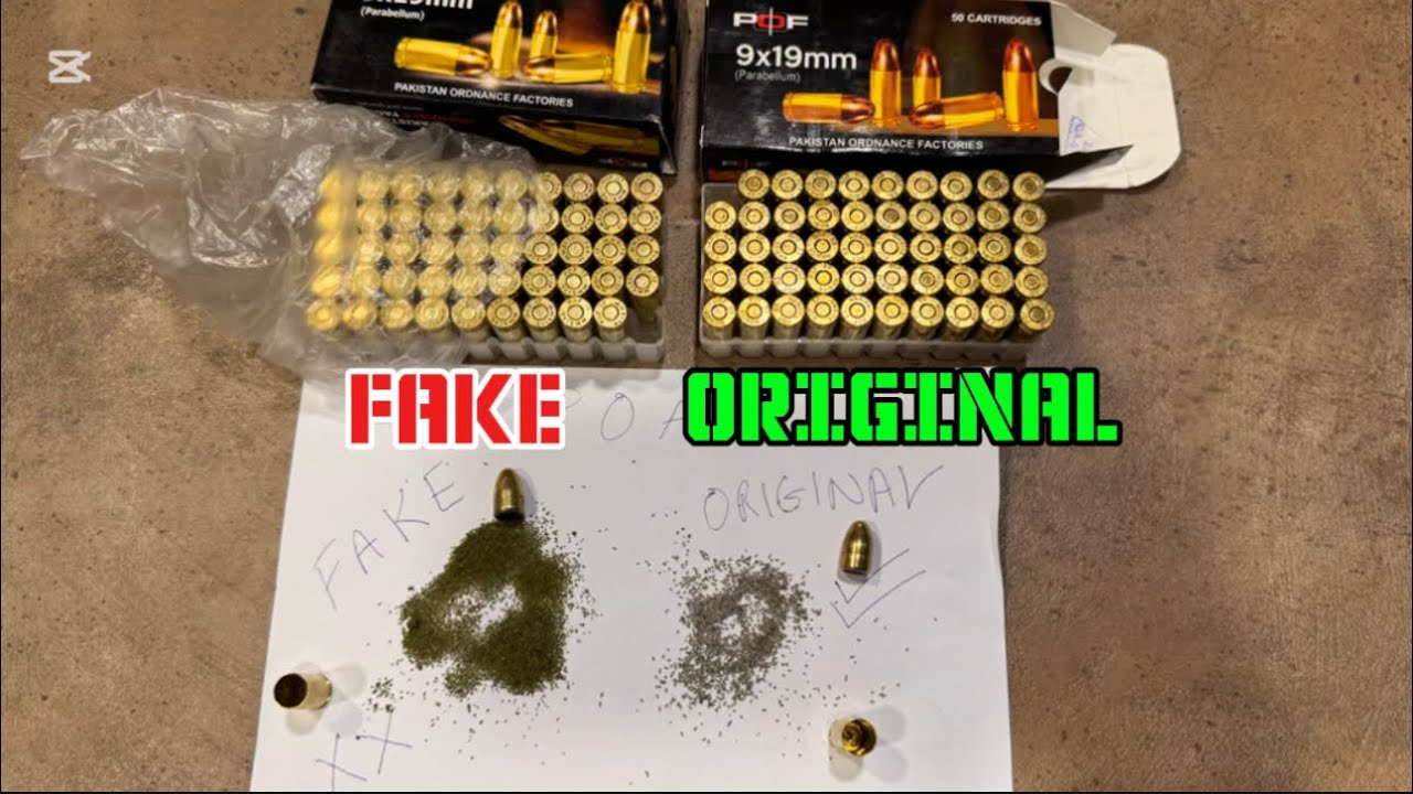 POF 9MM ROUNDS | ORIGINAL VS FAKE