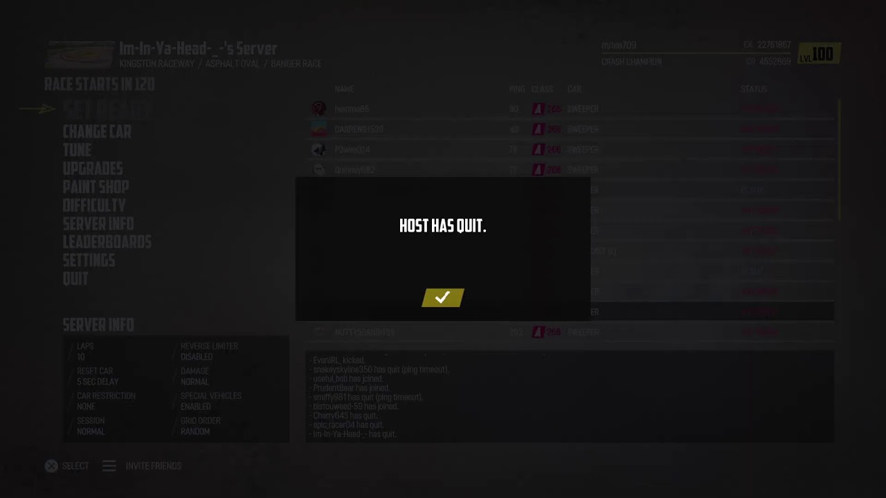 Wreckfest Blitz promotion Live Stream ps5 sweeper