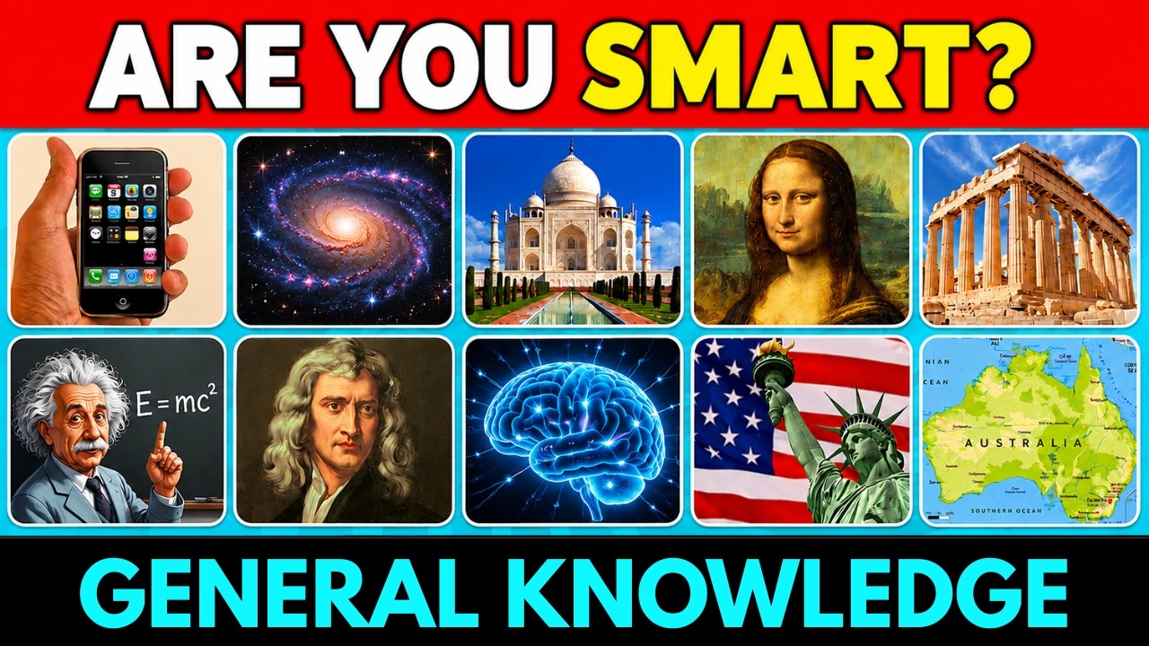 General Knowledge Quiz 😱 | 50 Questions Only Smart People Know 🧠| General Knowledge Trivia Quiz📚🤓