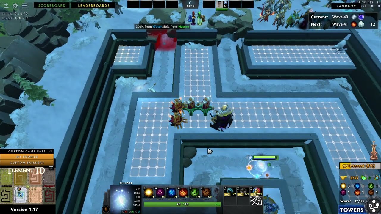 ELEMENT TD DOTA 2 (2023) ▌250 FROG KILLS!!